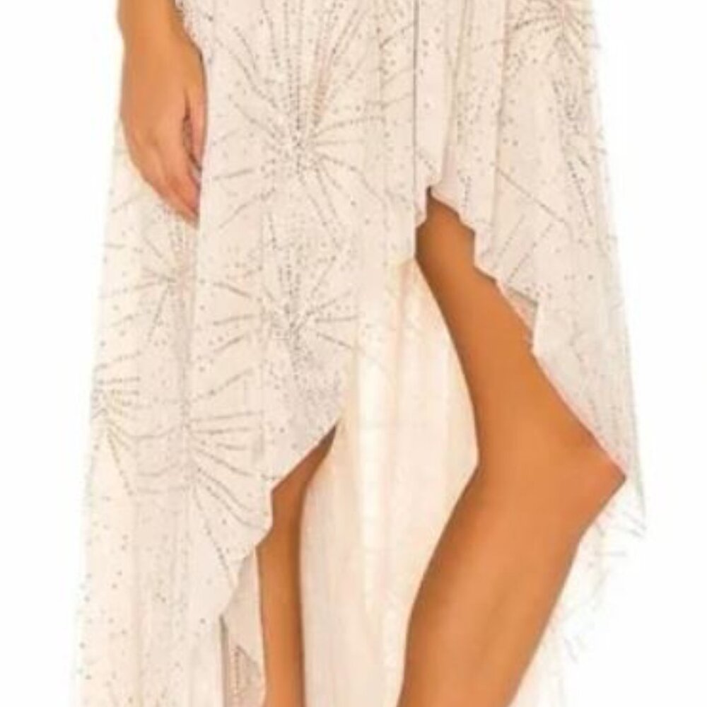 Free People~Can't Stop The Feeling~Tulle High Low Skirt~Ivory~NWT~Size M
